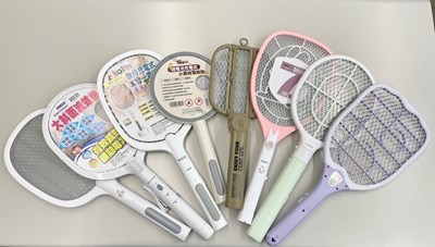 中市府抽驗8款手持充電式電蚊拍-檢驗均符合國家標準